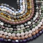 Nugget, Tumble Stone Beads - 10mm - 16mm - 14" strand, for Jeweller Making