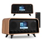 Audizio Desio Retro DAB Radio Speaker System with DAB+ Digital, FM and Bluetooth