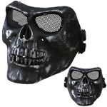 KombatUK Airsoft Paintballing Padded Protective Hard Shell Half Face Skull Mask