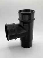 FloPlast fit Round Pipe Branch Joint 68mm for 92.5° Elbow 3D Printed