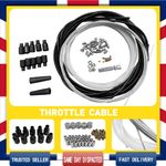 Universal Motorcycle Cable Kit, Clutch, Brake, Throttle 5 Metres 197in Diy cable