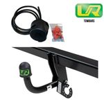 Fixed Swan Neck Towbar+ 7Pin Wiring Fits Volkswagen CADDY III 03/04-05/15