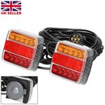 2pcs Magnetic LED Trailer Truck Towing Lightboard Tail Light Lamp Board 10m new