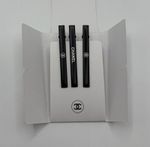 New Chanel Beauty Matte Black Crystal Hair Clips Set of 2 , VIP Gift, GWP