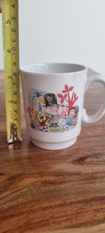 Vintage The Magic Roundabout Serge Danot 1967 BBC TV Series Dougal Kids Cup Mug