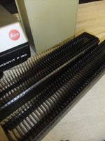 Slide projector cassette tray X 2 35  for LEICA P150 & P255 + storage box