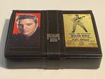 SUPER RARE / UNIQUE: Elvis Genuine Leather Jewellery Box *NR AS NEW*