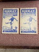BURNLEY V MANCHESTER UNITED X2 1950/51- 1951/52  Div 1