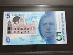 Bank Of Scotland First Polymer £5 + Folder AA004667 Dated 2016 Low Number Unc