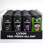 Lynx Shower Gel 12 Hours of Refreshing Fragrance 225ml MEGA pack 24