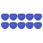 20Pcs Urinal Screen Deodorizer Anti-Splash Peach-Scent Mat Urinal Cakes Blue