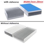 10Pcs Aluminum Heat Sink Cooling LED Power IC Transistor Different Various Size