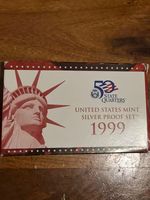 1999 USA Mint Silver Proof Set - 50 State Quarters