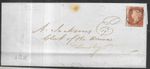 GB Queen Victoria 1841 1d Red Imperforate on 1848 Entire (158)