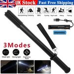 1200000LM Powerful LED Torch Flashlight Stick Security Light Lamp 3 Modes