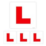 l plate sticker pack of 4