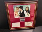 Signed Framed Hammer Horror Horror of Frankenstein Ralph Bates, Veronica Carlson