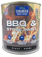 BBQ & Stove Paint | High Temperature to 1000°c | 500ml | Rust Resistant