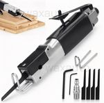 Air Body Hacksaw Cut Off Saw Cutting Metal Tool Pneumatic Reciprocating 4 Blades