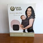 GAIA BABY — Stretchy Baby Wrap (Organic Cotton, in Graphite Grey / Brand New)
