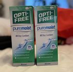Opti Free Pure Moist 300ml x 2 Contact Lens Solutions NEW SEALED