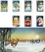 Alderney Stamps: "Christmas - Holly & Ivy" Presentation Pack 2017