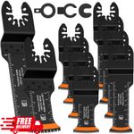 10PCS Oscillating Multi Tool Saw Blades Wood Plastic Aluminum Cutter UK.