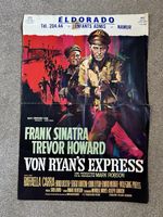 Film Poster - Von Ryan’s Express - Original Rare From Belgium