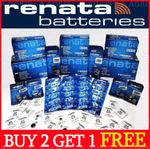 Renata Watch Battery BUY 2 GET 1 FREE Swiss 321 364 371 377 379 399 394 395 379