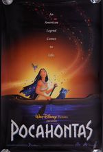 Pocahontas ORIGINAL UK One Sheet Movie Film Cinema Poster Disney 1995