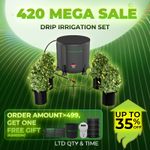 MARS HYDRO Drip Irrigation Kits Watering Sprinkler Hose Spray for 8 Plant Garden