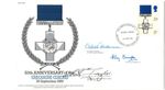 50th Anniversary George Cross FDC Signed By 3 Inc Odette Hallowes COA AFTAL