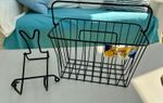 Spencer Black Metal Wire Bicycle Basket Detachable with Bracket Spencer MA06