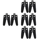Durable Black Nylon Bike Pedals with Reinforced Grip for Electric Bikes