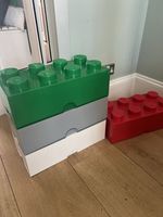 LEGO Storage Cubes 8 Stud Stackable With Lots Of Lego Inside