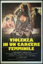 VIOLENCE IN THE WOMEN'S PRISON 1982 Original Movie Poster 39x55" 2Sh Italian SEX