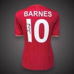 John Barnes Hand Signed Liverpool Number 10 Football Shirt With COA £199