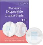 Lansinoh Disposable Breast Pads for nursing breastfeeding mothers 60 Count