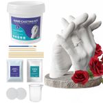 DMSELL Couples Hand Casting Kit for 2, Family Hand Casting Kit, 3D Hand Moulding