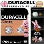 Duracell 2032 Lithium Battery CR2032 BR2032 DL2032 Coin Button Cell Batteries 3v