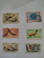 lebanon stamps, liban, mix of 6 postage stamps, 1970s, 1960s
