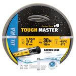 Garden Hose Pipe Reinforced 30m / 100ft 3 ply anti kink TOUGH MASTER®