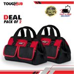 Tool Bag Small 12 Inch Heavy Duty for Tools Carry Storage Case with Multi Pocket