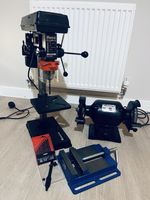 Bench Drill  Press / Bench Grinder / Extra Bits