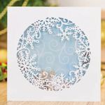 Snowflake Circle Metal Cutting Dies Stencil Scrapbooking Embossing Album Craft