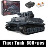 Mould King Tiger Tank RC 1:35 kit  assemblato 800+ pezzi MPN 20014