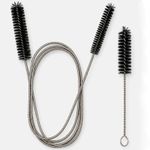 Flexible Drain Double-Ended Drain Pipe Cleaner Brush Shower Drain Unblocker