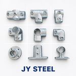 Galvanised key clamp handrailing system pipe fittings and steel tube