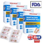 Corn & Callus Remover Plasters, Plantar Wart Treatment Patches for Pain Relief