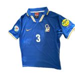 Italy Maldini #3 - Nike - 1996/1997 - HOME Kit Size XXL Shirt Jersey